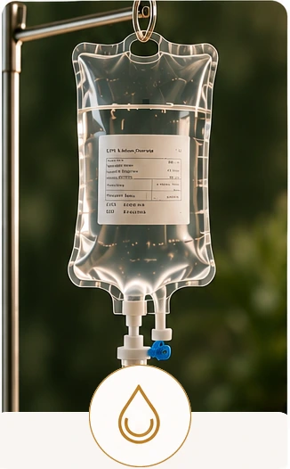 Terapia intravenosa con vitaminas y nutrientes